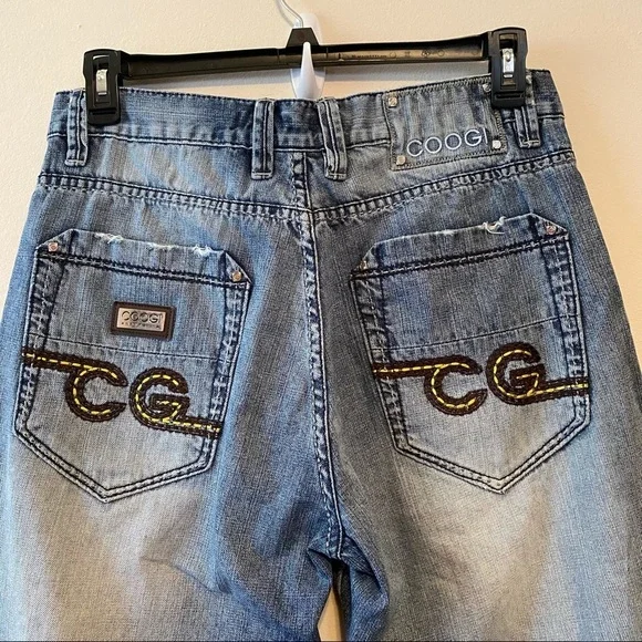 COOGI 32x34 Men's Straight Leg Jeans Light Blue - Picture 11 of 11